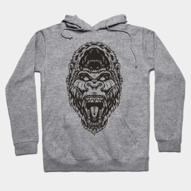 Kong face Hoodie by Shankara